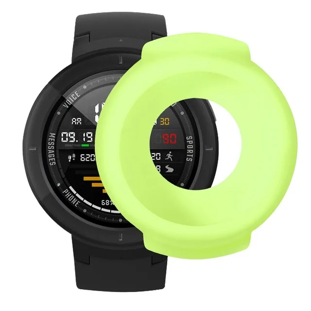 Защитный чехол для Amazfit Verge Watch 3 защитный чехол s для Xiaomi Huami Amazfit 3 Verge аксессуары мягкий силиконовый чехол - Цвет: Зеленый