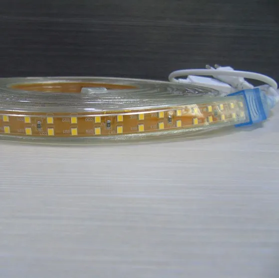 220В двухрядная SMD 2835 Светодиодная лампа полоса для наружного водонепроницаемого