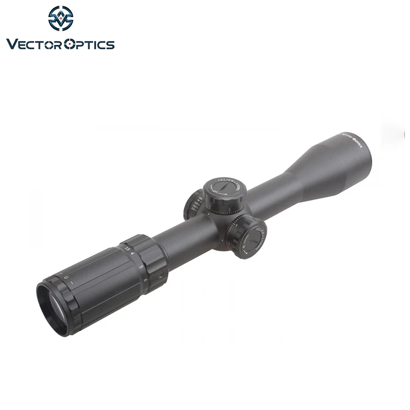 

Vector Optics Marksman 3.5-10x44 Tactical Gun Rifle Scope MP Reticle Low Turret 1/10 MIL Adjustment with Mount for Best Hunting
