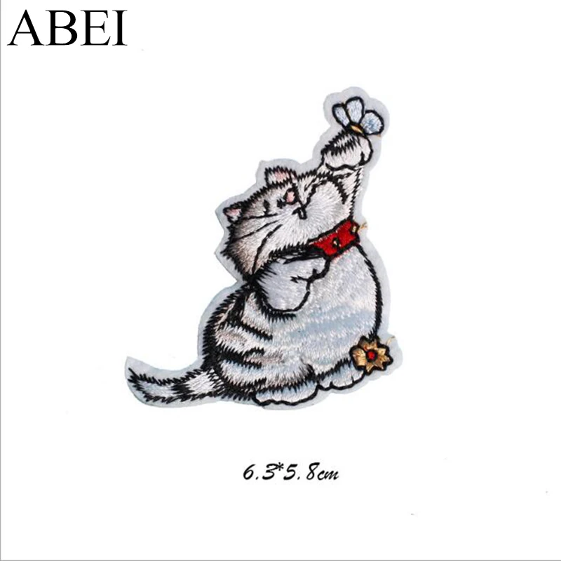 211 10 Pcslot Réaliste De Bande Dessinée Chien Chat Lapin Autocollants Qualité Embroideried Animaux Patchs Apparel Jeans Manteaux Badge Diy