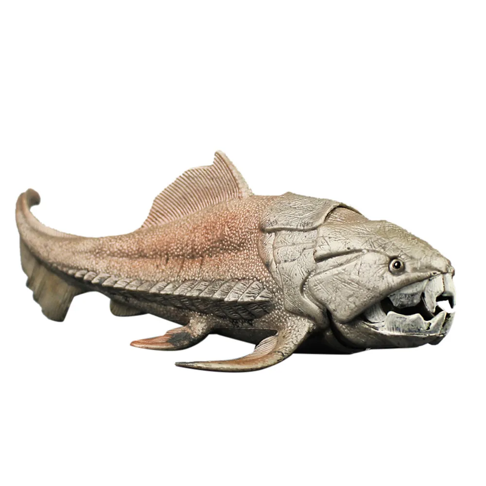 20 см динозавры модель игрушки Dunkleosteus динозавр Рыба украшения фигурки модель игрушки для детей Коллекция Brinquedos