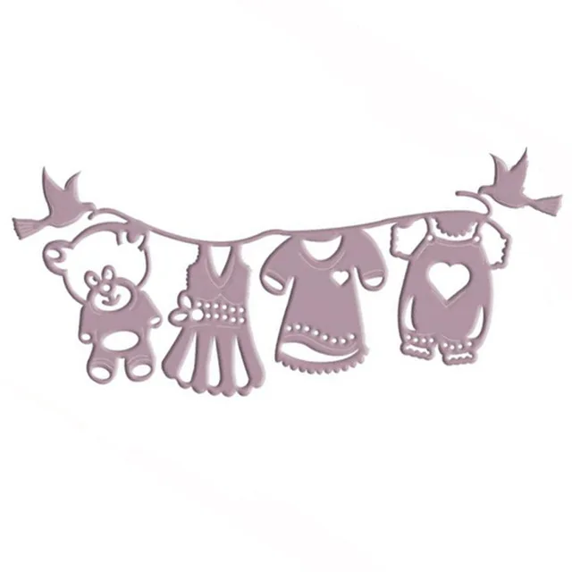 

Ufurty Craft metal cutting dies cut die mold Baby clothes doll bear Scrapbook paper craft knife mould blade punch stencils dies