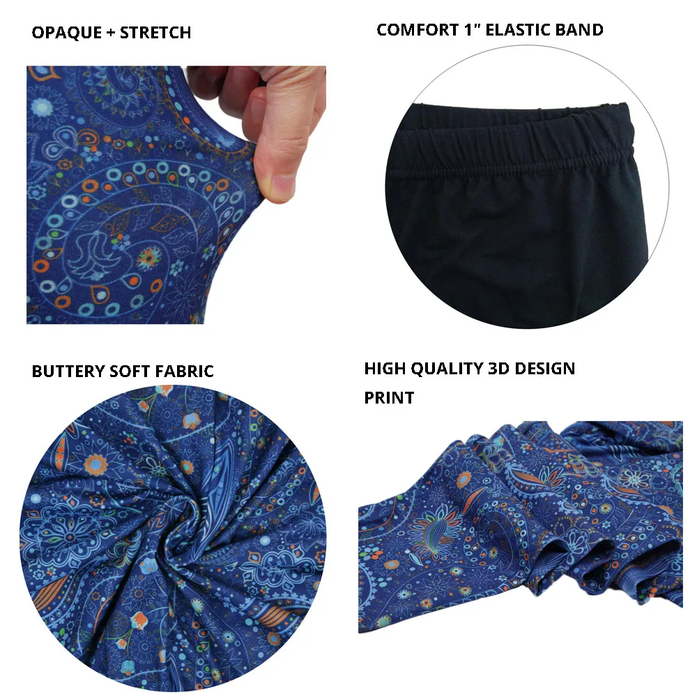 paisley printed leggings for women  (1)