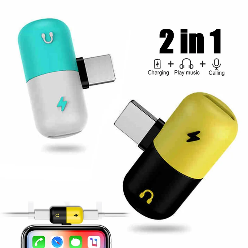 Kopen 2 in 1 voor Lightning Adapter Voor Jack Charger iPhone 7 Opladen Adapter Voor iPhone 8 7 Plus 10 X splitter Hoofdtelefoon Adapter