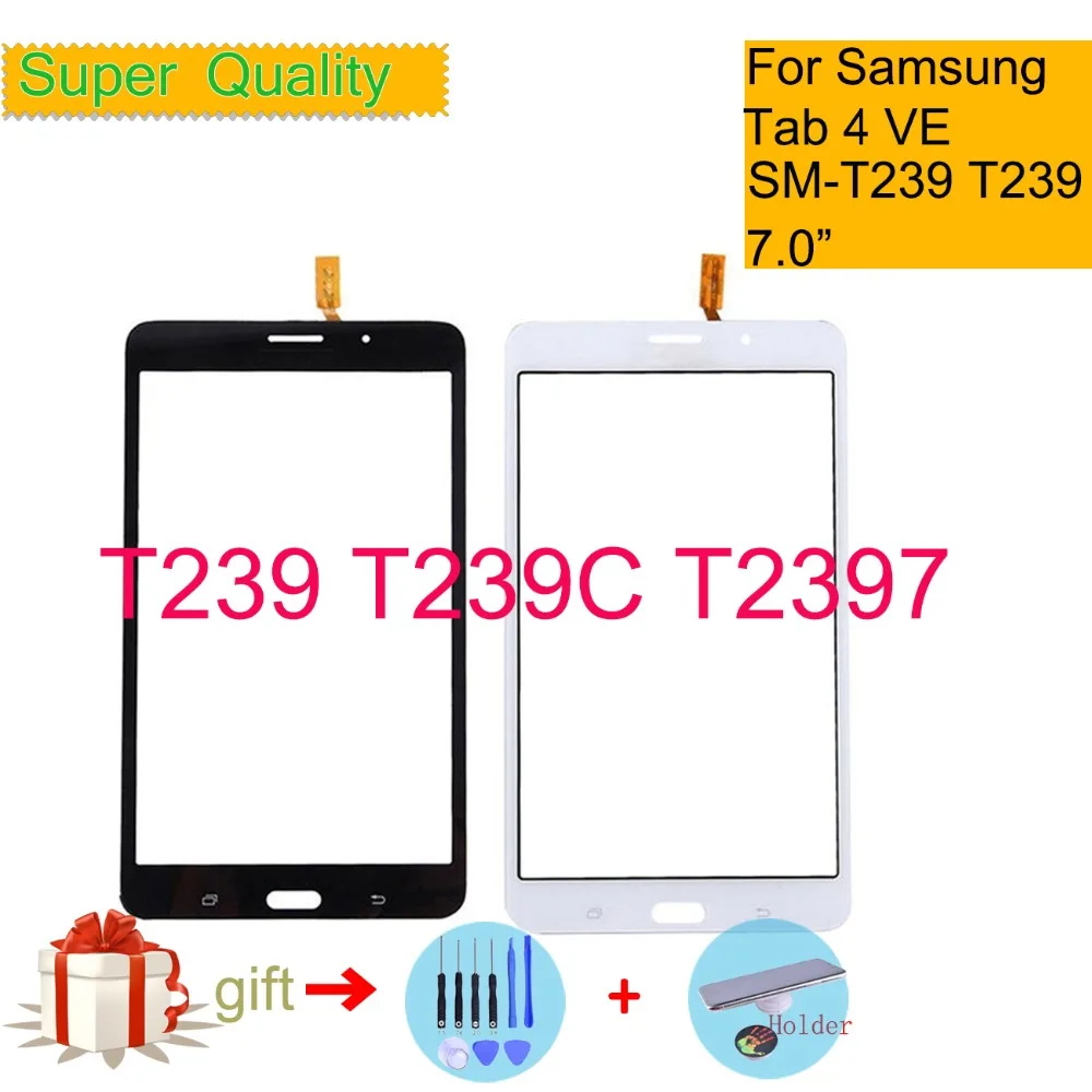 Для samsung Galaxy Tab 4 7,0 VE SM-T239 T239 T239C T2397 Tab4 сенсорный экран дигитайзер стекло передней сенсорной панели сенсорный экран без lcd