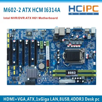 

HCIPC ATX I6314A,H61 NVR,DVR Motherboard,5PCI Motherboard,Security Motherboard,ATX Motherboard