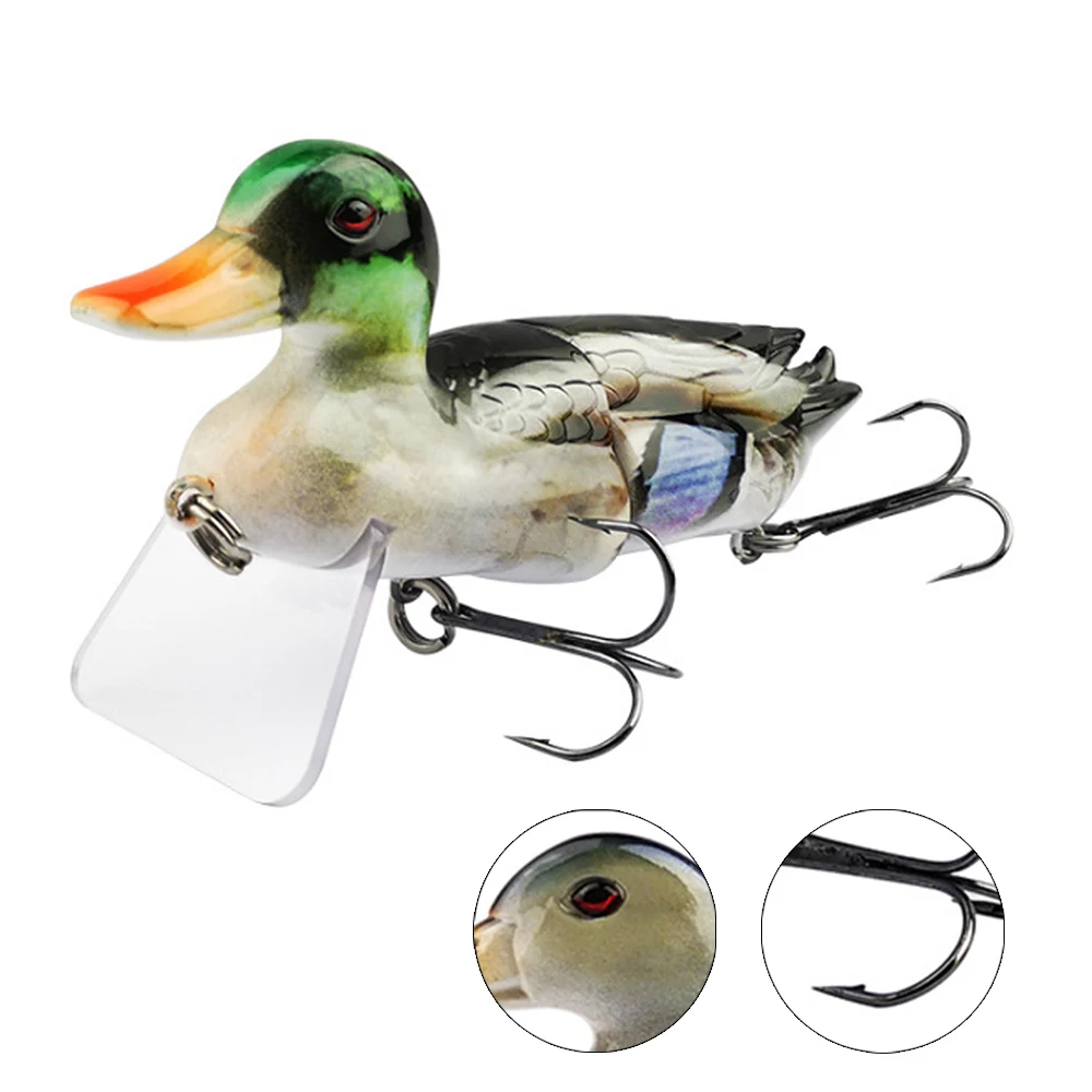  MrY3D Swimming Duck Fishing Lure Baits Swim Baits Fishing Tackle Tools