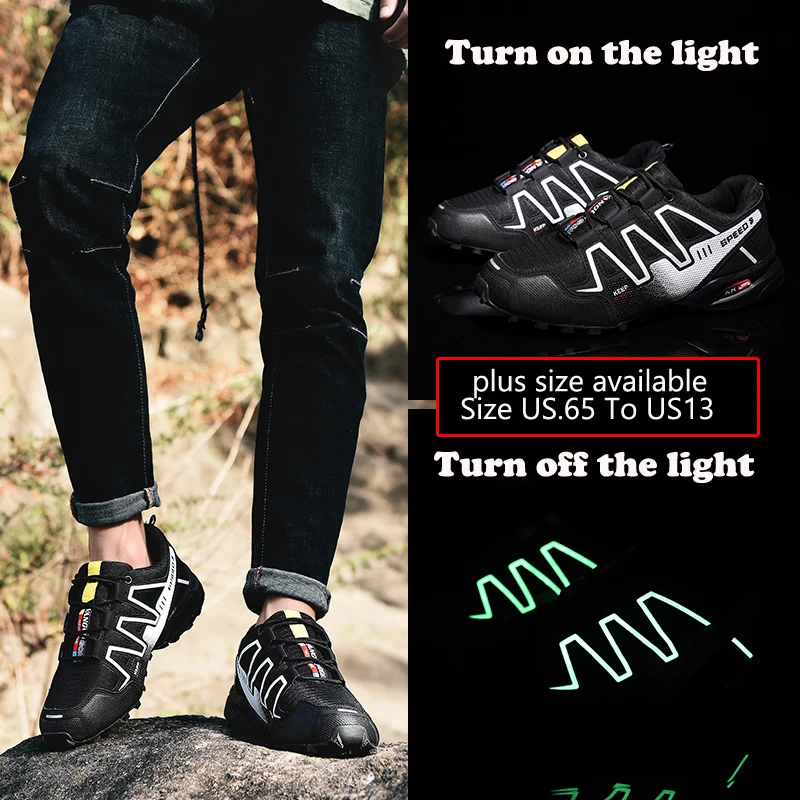 Luz Dos Esporte Led White Trabalho Homens Red Us6 Sapatos Respirável Casuais Us13 5 black grey Moda De Luminosos Do verde Para Black Size Plus wZ8qfxaf