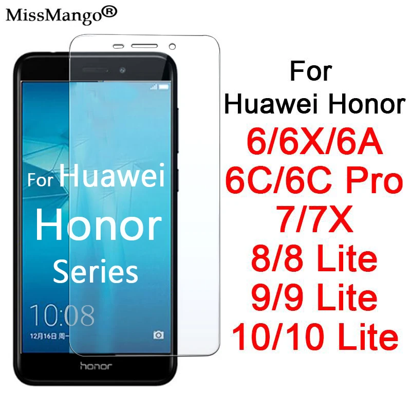 

honor 7x tempered glass honer 10 8 9 lite light huawie on the for huawei hono 6 a6 x 6a 6x 6c pro protective glas protect hawei