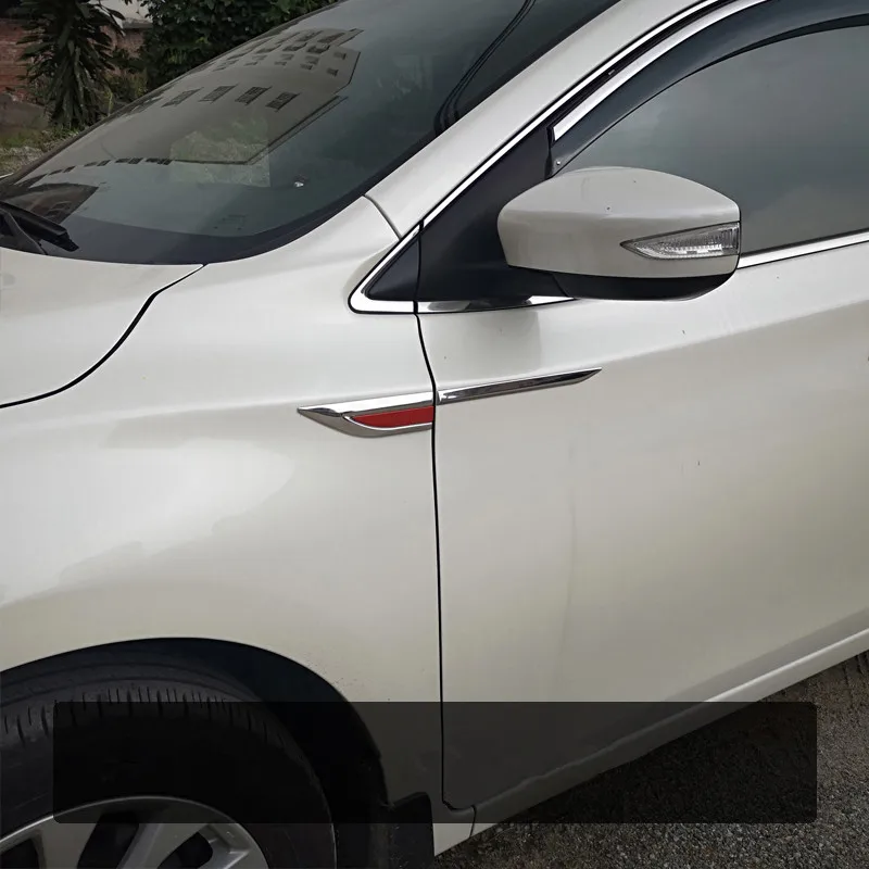 Для Nissan Sentra 2013 2018 Высокое качество наклейка автомобильная сторона воздушный
