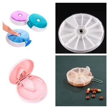

Travel Portable Pill Cutter Organizer For Vitamin Medicine Splitter Storage Box Medicine Candy Jewelry Divider Case Pill Case