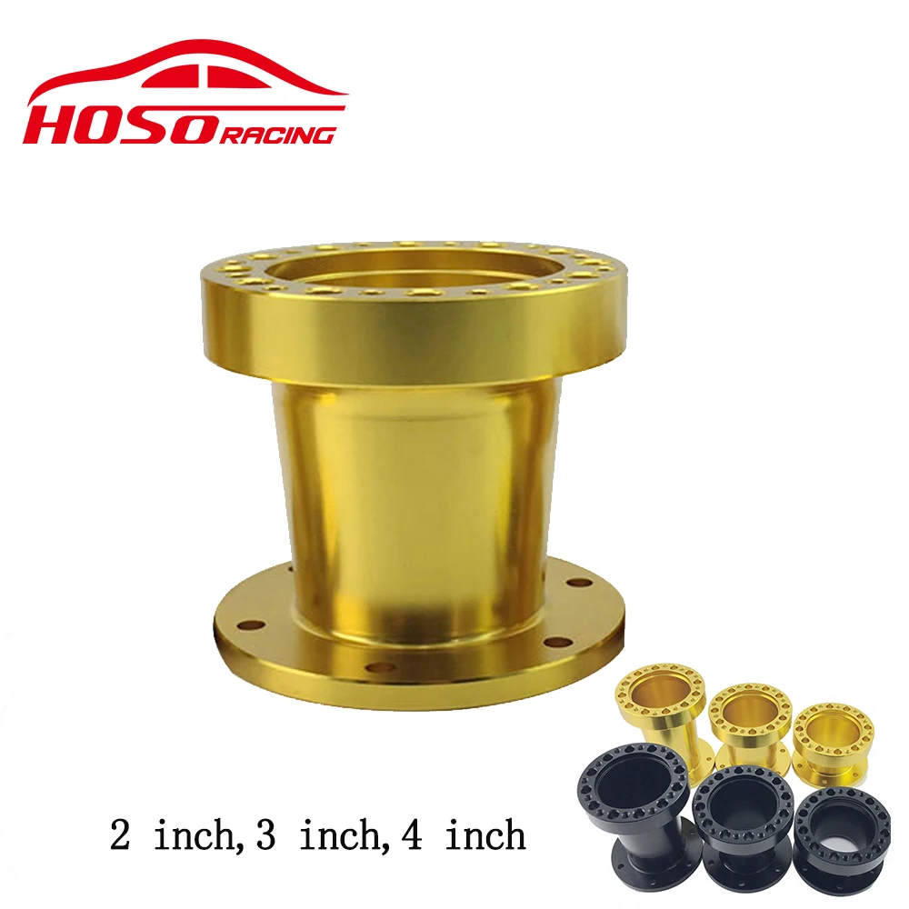 HOSO RACING Universal Steering Wheel Hub Spacer 2 3 4 INCH Steering Wheel Hub Boss Kit