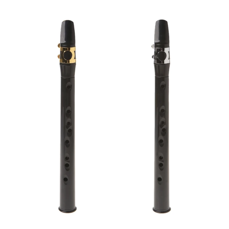 

Mini Pocket Bb Saxophone Sax with Alto Mouthpieces Reed Bag Musical Instrument