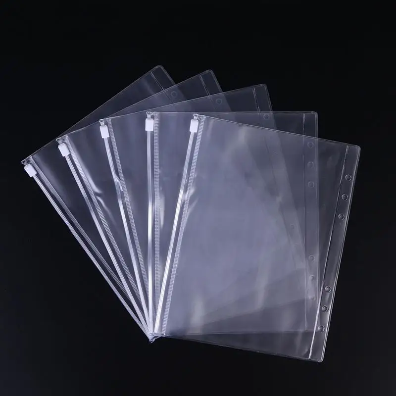 24pcs A5 Transparent Clear Polypropylene Snap Button Envelope Folder ...