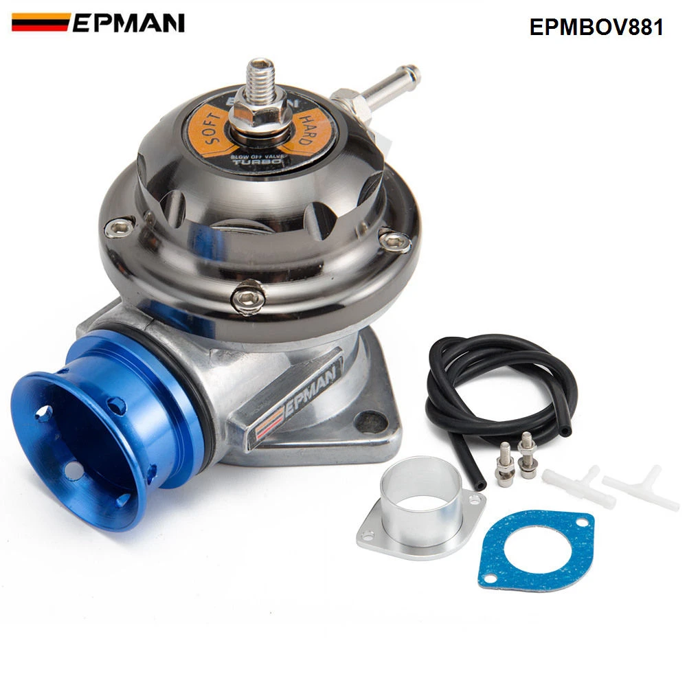 Black EPMAN Universal Billet Aluminum Type-H-RFL Blow off Valve BOV Turbo//Intercooler