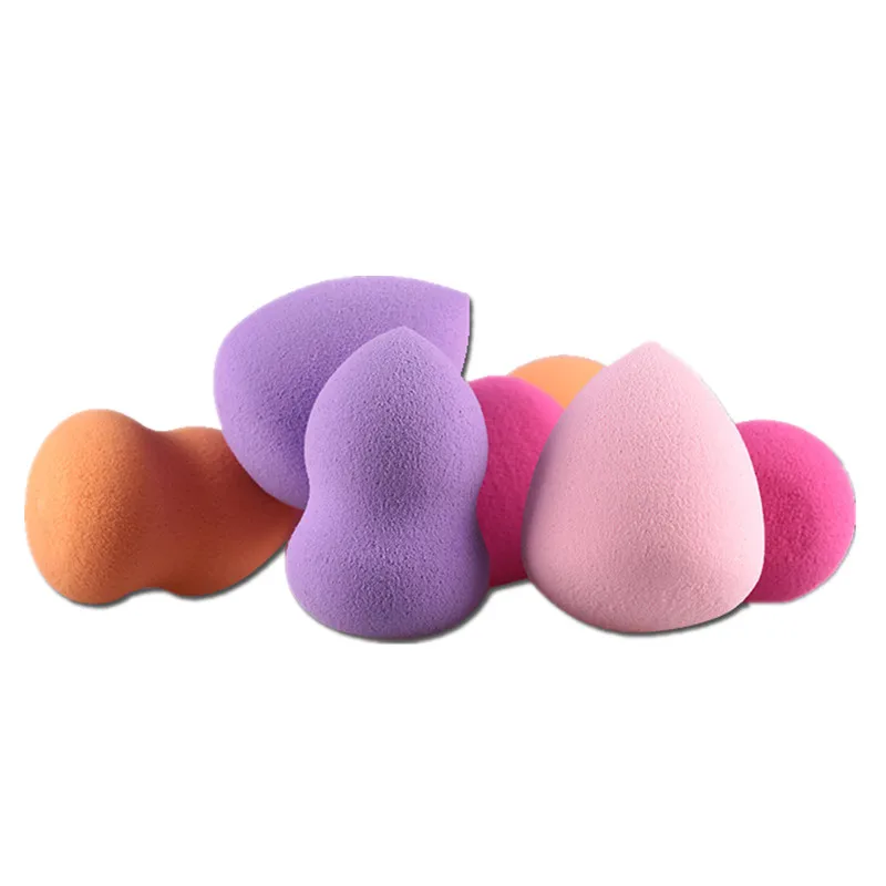 

1 Pcs Random Color Two shapes Cosmetics Puff Sponge Facial Makeup Sponge Flawless Beauty Powder Puff Make Up Sponge