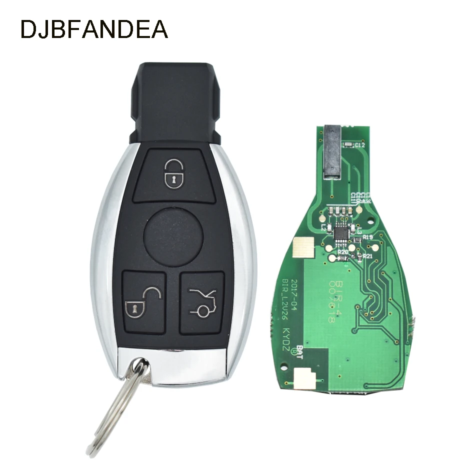 

DJBFANDEA 315mhz / 433mhz 3Buttons Remote Smart Key Car For Mercedes Benz Auto Remote Key Support NEC And BGA 2000+ Year