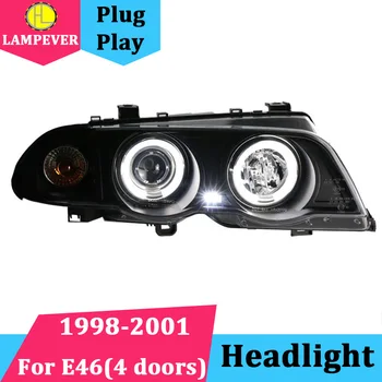 

Car Style For BMW E46 Headlights 4 Doors from 1998-2001 Year Headlight For 316/318/320/325/328i HID Bi-Xenon HighLow Double Lens