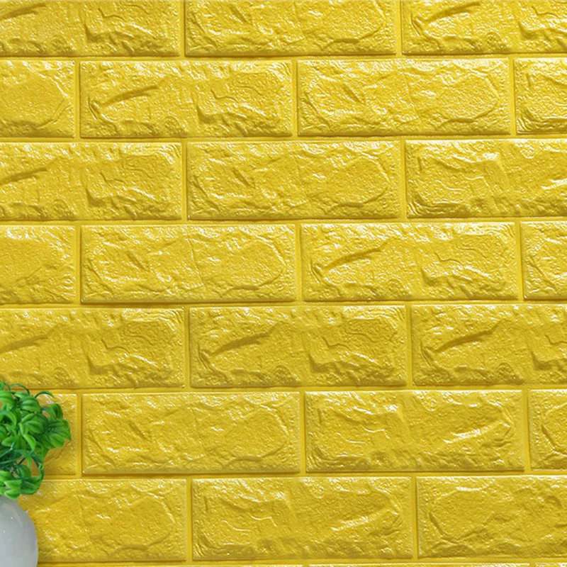 Waterproof Wall Decal Home Decoration Brick Pattern Paper Bedroom 3D Hight Quality | Дом и сад