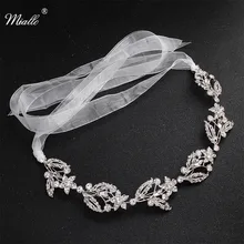 Miallo модный австрийский Кристал украшение для головы из сплава цветок головные уборы, свадебные прически аксессуары ювелирные изделия для невесты; свадебное украшение для волос