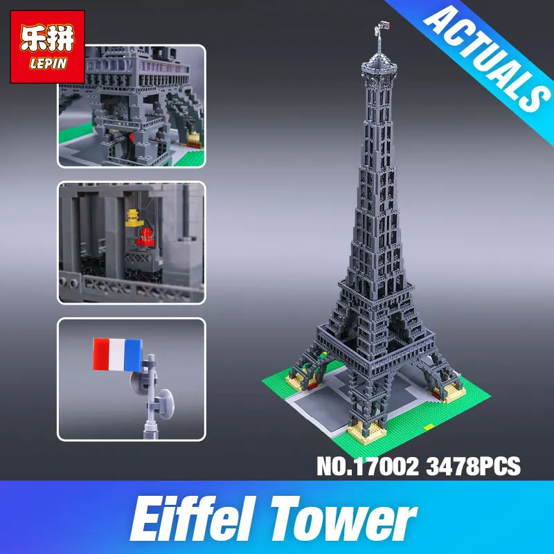 

DHL Toys & Hobbies 3478pcs The Eiffel Tower Toys Model Building set Blocks Brick Children Toys Educational Christmas Gifts