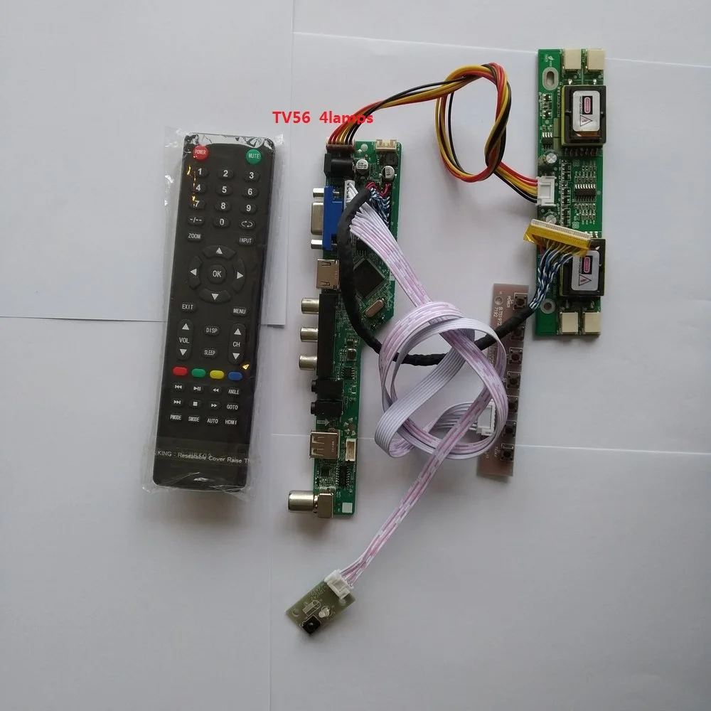  for M190PW01 V0 Digital Signal 4 lamps TV USB 1440X900 19