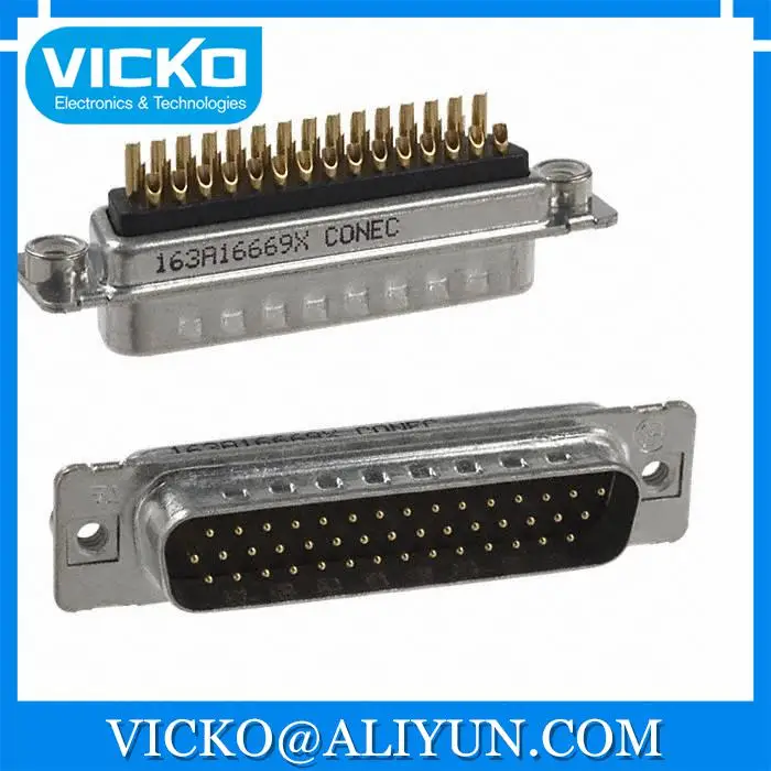 

[VK] 163A16669X CONN D-SUB HD PLUG 44POS STR Connectors