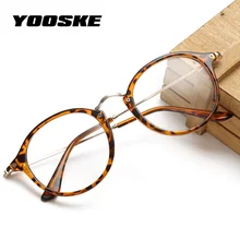YOOSKE Модные оптические оправы для очков Для женщин близорукие очки с диоптриями оправы для очков прозрачный прозрачные Линзы для очков