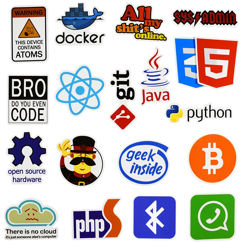 50 шт. Java интернет JS РП Docker Bitcoin html облачное Программирование язык приложение