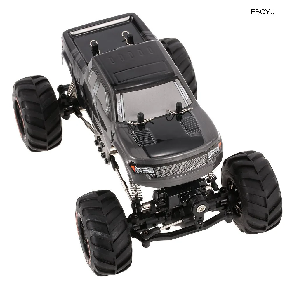 EBOYU 2098B 1:24 2,4 GHz 4WD 4WS Devastator Rock RC Crawler RTR с двойным сервоприводом внедорожный Радиоуправляемый автомобиль RTR-случайный цвет