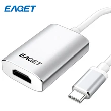 EAGET Type-C Hub To HDMI USB HUB 3.0 Port Converter USB Splitter 4K HD HDMI Adapter USB-C Hub For Phones Laptop Projector CH10