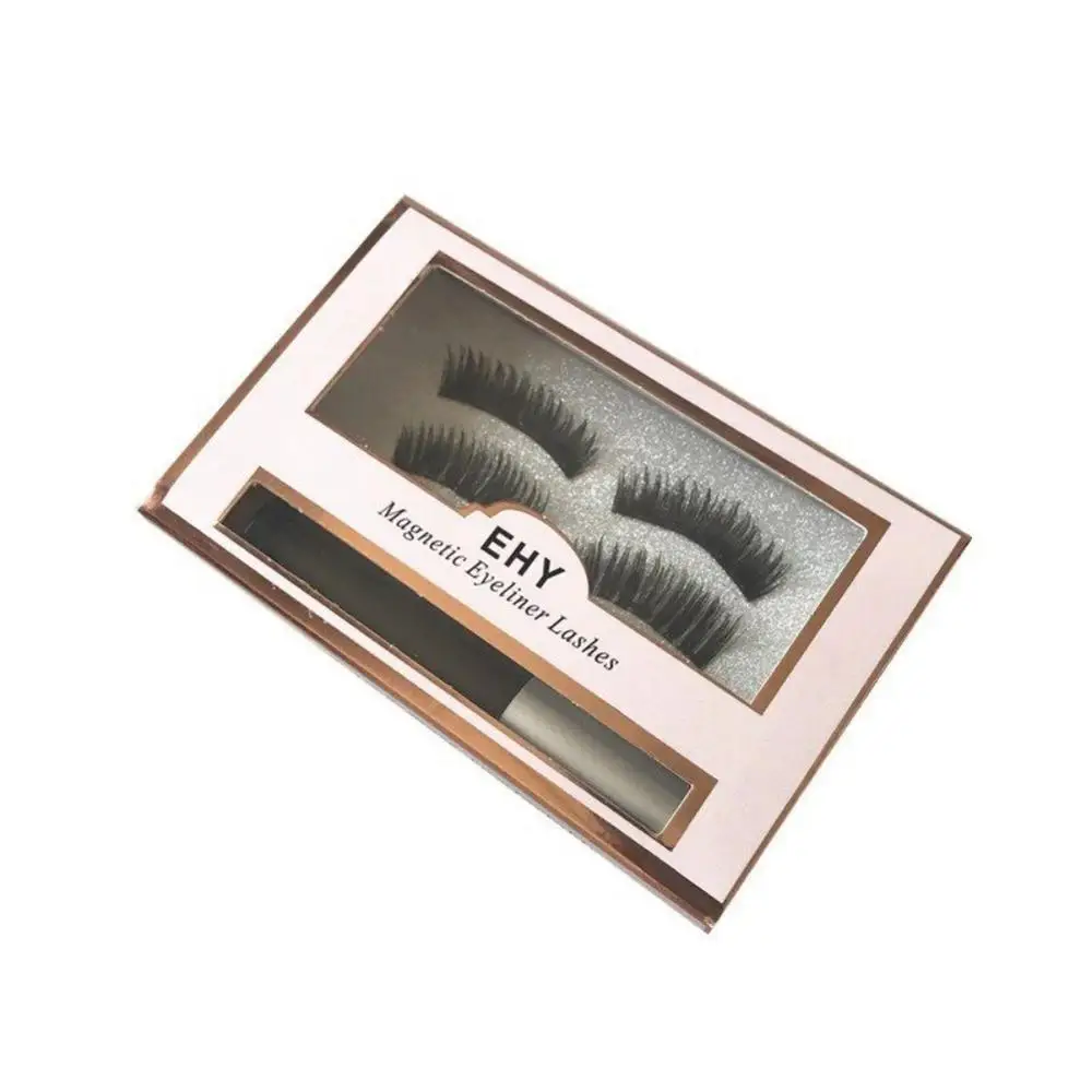

Magnetic eyelashes with magnets handmade 4D magnetic lashes natural false eyelashes magnet lashes Eyeliner Makeup Set