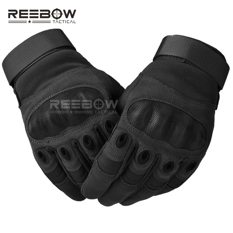 Táticas do Exército Luvas de Equitação Militar Macio Junta Luvas Airsoft Paintball Dedo Cheio Motocicleta Preto 10 High Quality Esporte e Lazer