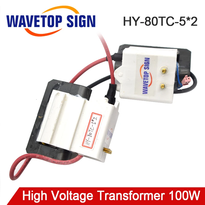 High Voltage Flyback Transformer HY-80TC -5*2 100W use for 100w laser power supply High Voltage Flyback Transformer HY-80TC -5*2 100W use for 100w laser power supply