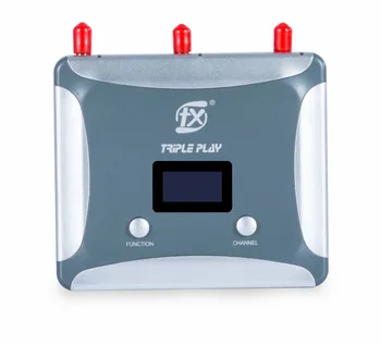 

1PC 2S-6S Battery 128x64MHz OLED 48 Channels Receiver Built in Tripod Nut 5.8GHz Receivers for FPV RC Drone Model Spare Parts