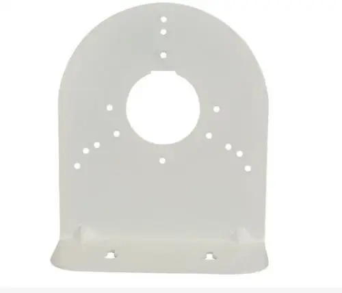 Белый стальной комнатный, уличный, настенный кронштейн для видеонаблюдения купольная камера