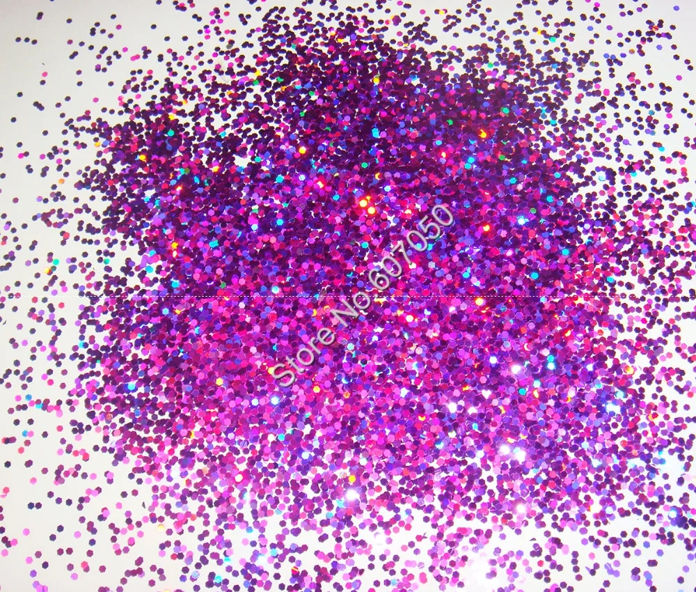 

1MM Laser Holographic Violet Purple Color Hexagon Glitter Paillette Spangles Shape for DIY Nail Art Decoration