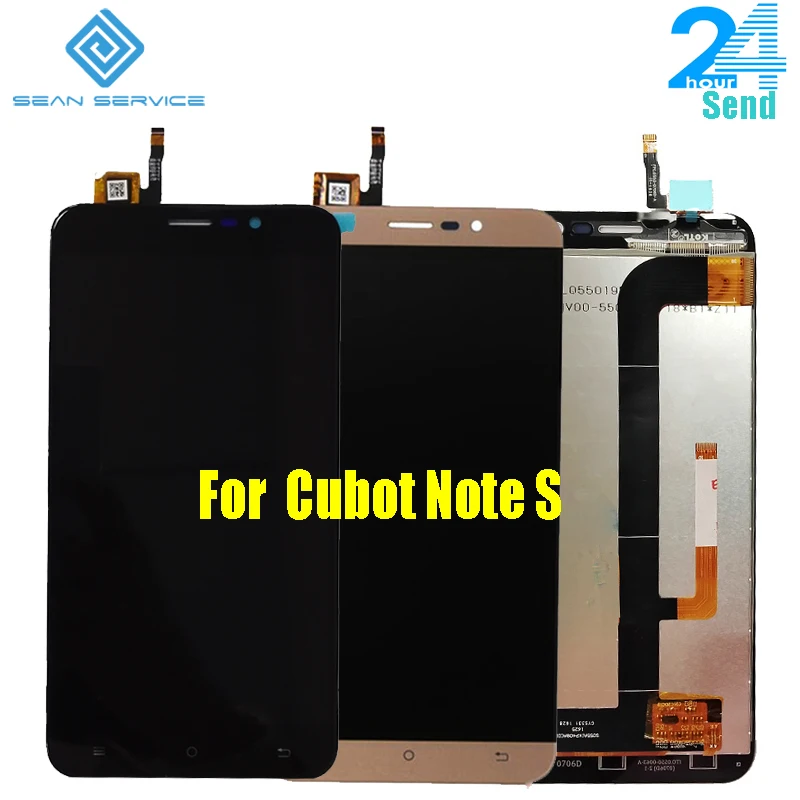 

For Original Cubot Note S LCD Display Screen +Touch Glass Digitizer Assembly Replacement 5.5" 1280X720P Note S Phone in stock