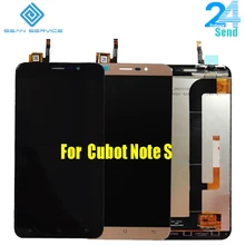 Хорошее Для оригинальный Cubot Note S ЖК-дисплей Экран дисплея + Touch Стекло планшета Ассамблеи Замена 5.5 «1280×720 P Примечание S телефон в наличии
