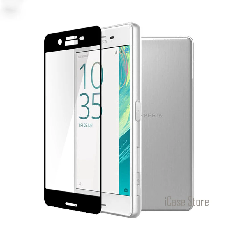 9H полное покрытие закаленное стекло для Sony Xperia XA F3111 F3113 F3115 Dual F3112 f3116 X F5121 F5122