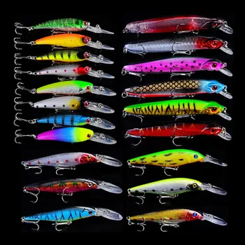 

LidaFish Brand 20 lure bait kits mixed with hard bait about 230g