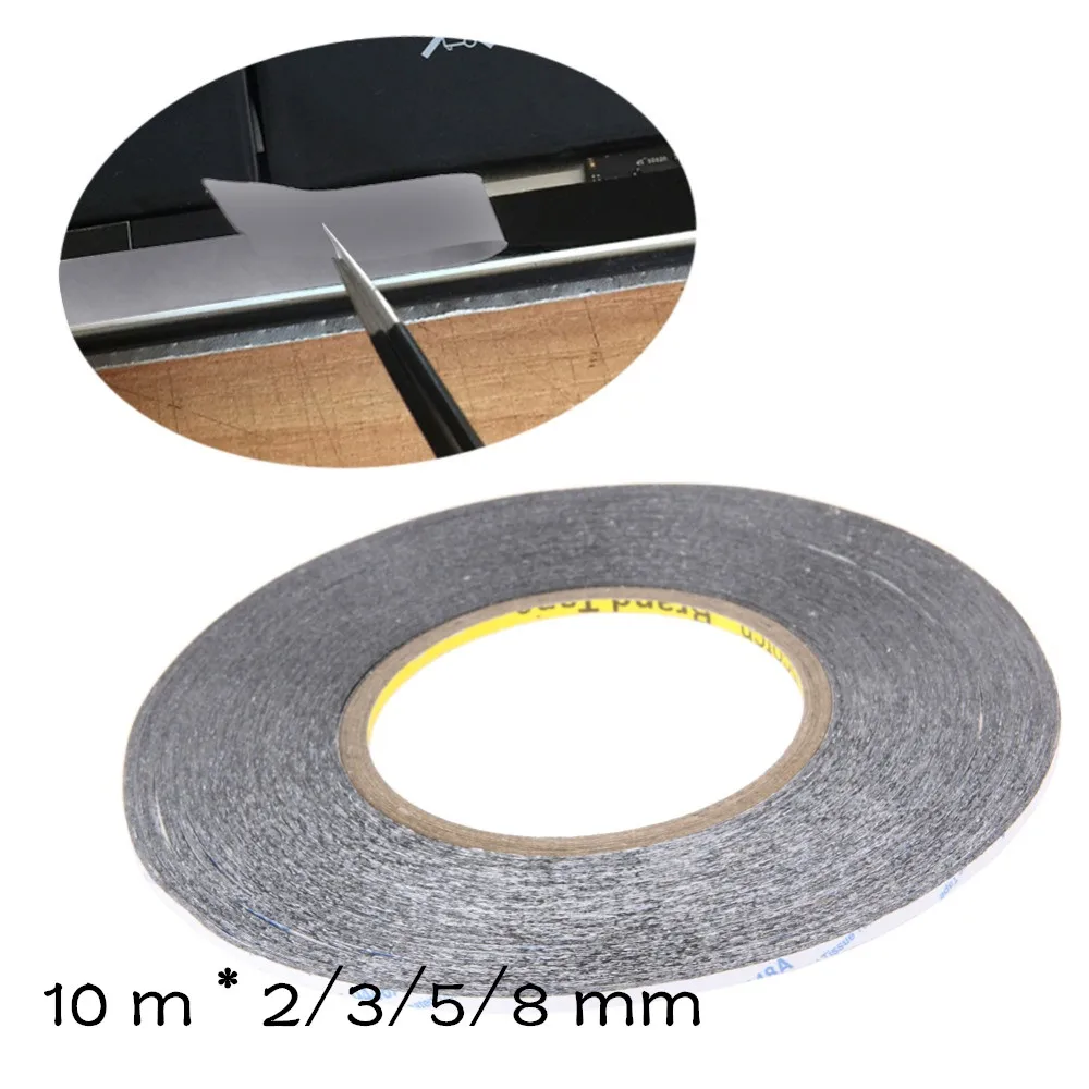 

10M 2/3/5/8mm Double Sided Adhesive Tap Sticker for Phone LCD Pannel Display Screen Repair Housing Tool Hardware Repair Tape