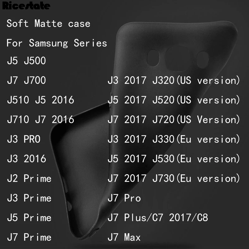 Матовый Силиконовый ТПУ мягкий чехол для задней панели чехол для samsung J3 J4 J5 J6 J7 J8 J4 Plus J6 плюс J2 Prime Серии J чехол