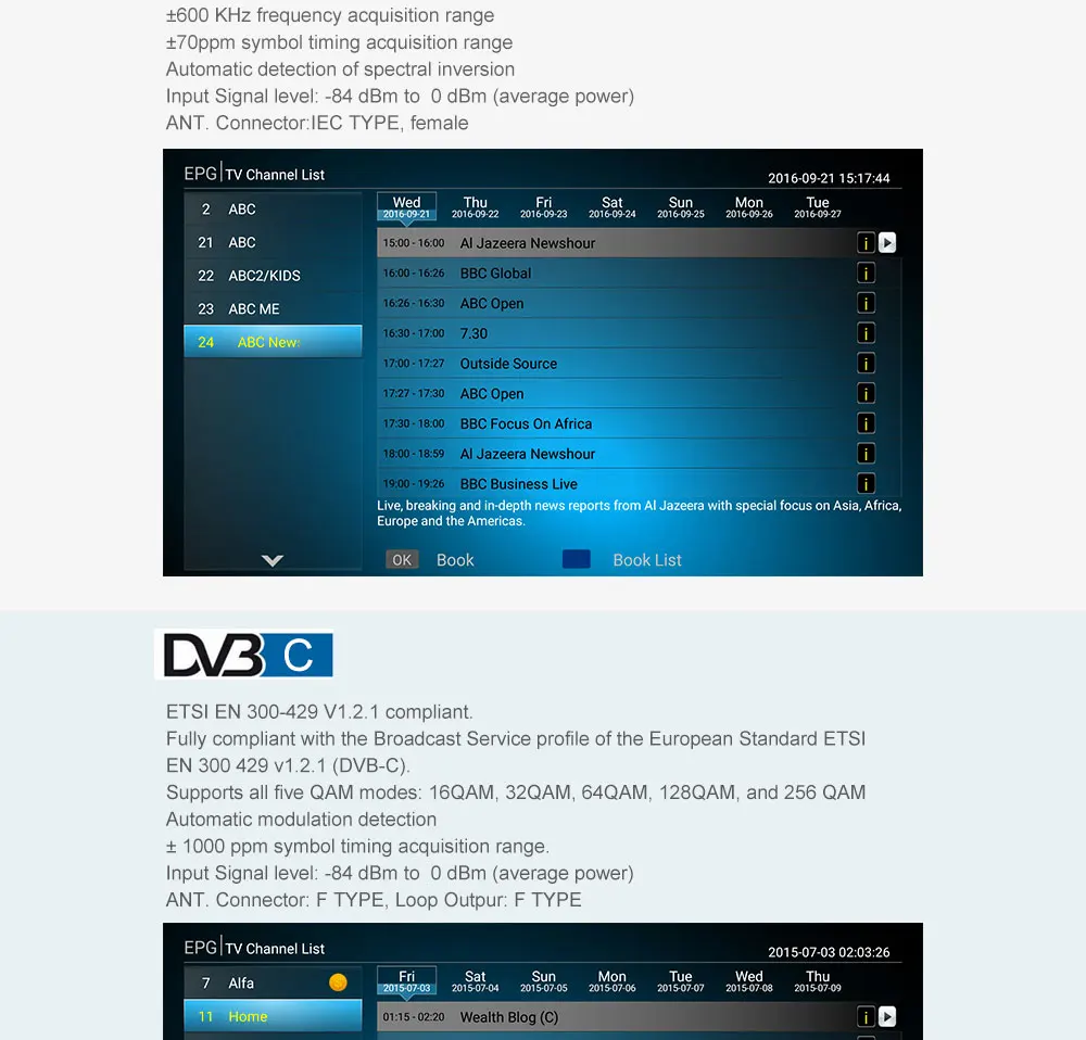 Mecool K6 DVB-T2 Android ТВ приставка Hisilicon Hi3798M 2 Гб 16 Гб DVB-S2 ТВ приставка 64 бит 4K 2,4/5 ГГц двойной Wifi BT4.1 USB3.0 4K Sep верхняя коробка