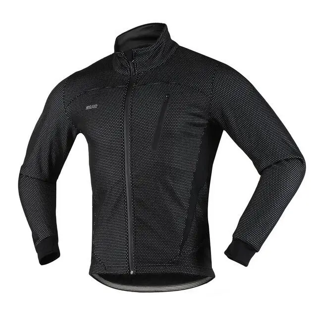 ARSUXEO Men's Windproof Thermal Cycling Jacket Winter Warm Up Bicycle Bike MTB Clothing Fleece Soft shell Coat Sportswear ARSUXEO Men's Windproof Thermal Cycling Jacket Winter Warm Up Bicycle Bike MTB Clothing Fleece Soft shell Coat Sportswear