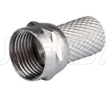 Superbat10 шт. RF 75 Ом разъем F twist-on штекер мужской коаксиальный разъем цинковый сплав для RG6