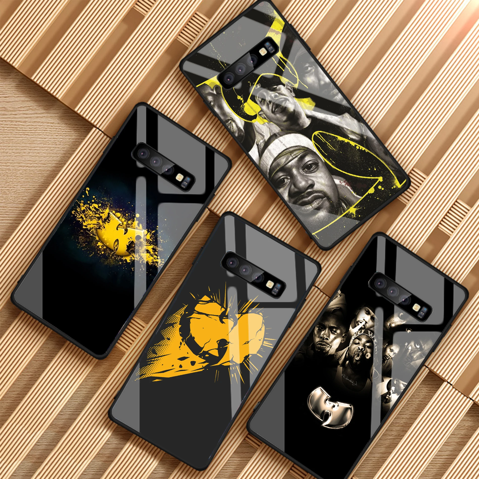 

Wu Tang Clan Tempered Glass Phone Case For Samsung Galaxy S8 S9 S10 PLUS A6 A6S A8 A8S J6 J8 2018 NOTE8 9