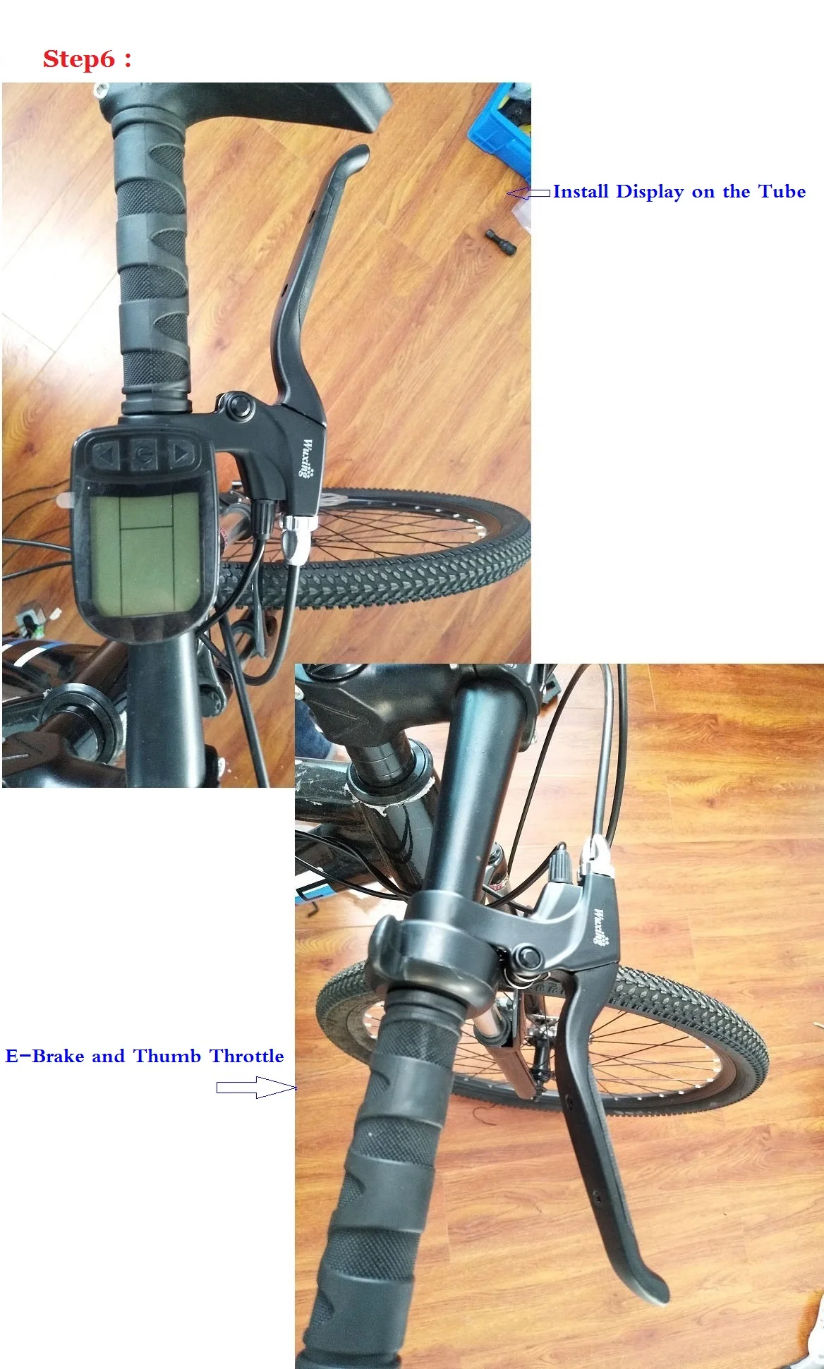 48V 500W электрическое преобразование велосипедов Комплект задний мотор ступицы с дисплеем LCD6