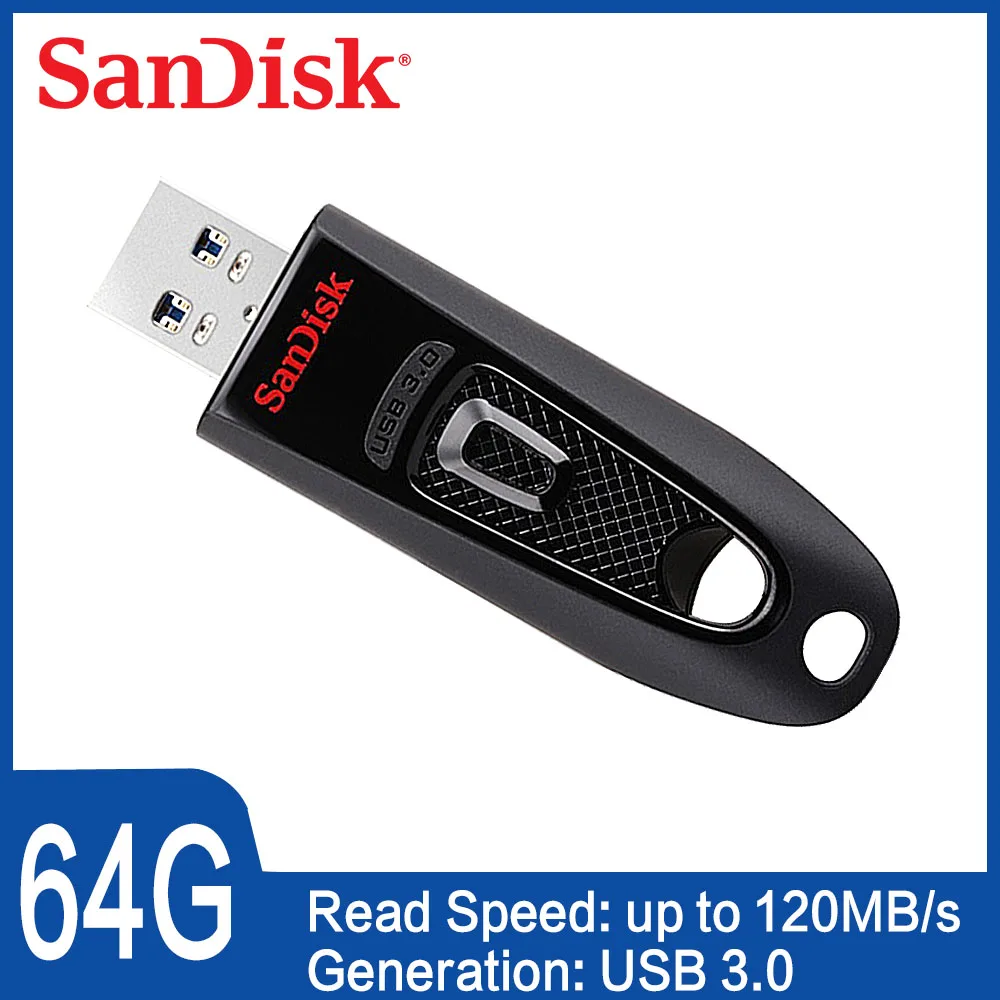 Двойной Флеш накопитель SanDisk 16 Гб оперативной памяти 32 встроенной 64 ГБ флеш USB 3 0 128