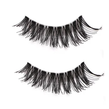 Efero 30 пар ручной работы Инструменты для наращивания ресниц макияж крест-накрест длинные ресницы полная полоса накладные ресницы грязные ресницы Накладные